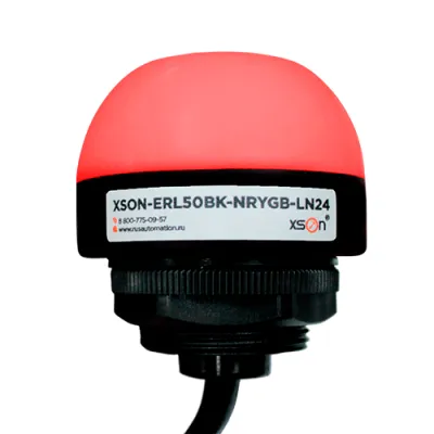 Светосигнальный маячок XSON-ERL50BK-NRYGB-LN24 фото