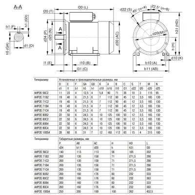 Габаритные размеры ONP080-C4-001-5-1520 фото