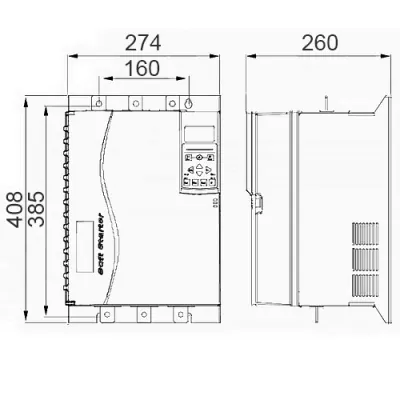 Габаритные размеры SSD700-075-Z-RU фото