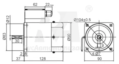 Габаритные размеры MC5IK60A1-S/S3TF фото