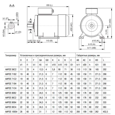Габаритные размеры ONP080-C2-002-2-3010 фото