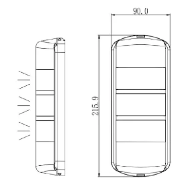 Габаритные размеры M4W-3WBAC-RYG фото