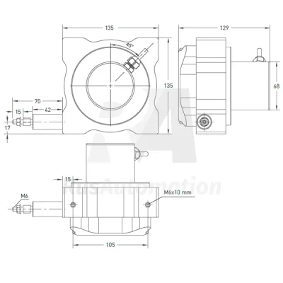 Габаритные размеры DWPM 3 3500 D I4 5MR фото