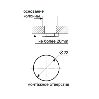 Монтаж светодиодной сигнальной колонны TL25-024-R фото