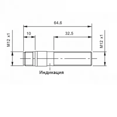 Габаритные размеры TPF12-04NR-E2 фото