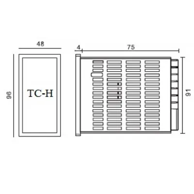 Габаритные размеры TC-H-C-2 фото