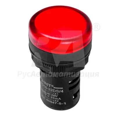 Индикатор ND16-22DS/2 красный AC/DC24В фото