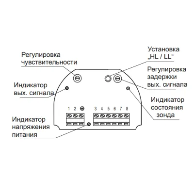 Лицевая панель вибрационного датчика уровня IL-VP-Ex-HT250 фото