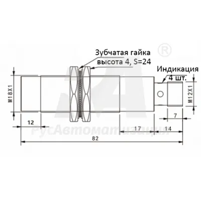 Габаритные размеры TYN18-20PO-E2 фото