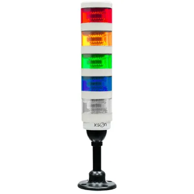 Светосигнальная колонна XSON-BTL70WT-S5NR1Y1G1B1W1-QD24-135 фото