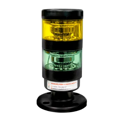 Светодиодная сигнальная колонна XSON-BTL70BK-S2NYG-LN24-30  фото