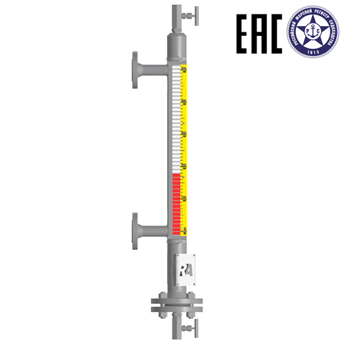 Индикатор уровня магнитный ILL-BM-B16-0500-7-130-W-T1-BC