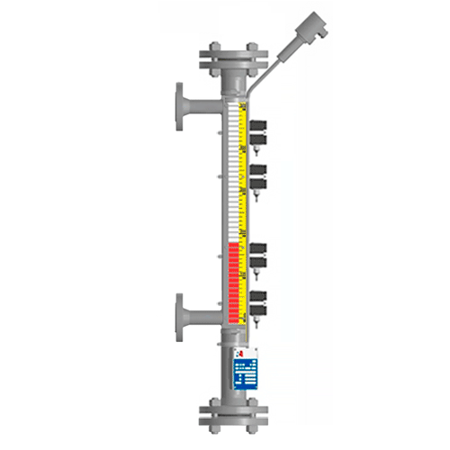 Байпасный уровнемер магнитный ILL-BM-B16-0800-6-000-FB-T1-RS04SG/PH0W