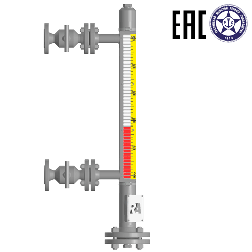 Индикатор уровня магнитный ILL-BM-B16-2300-10-141-50/32-FB-T1-BC