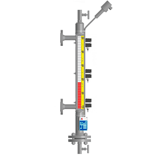 Байпасный уровнемер магнитный ILL-BM-B16-2000-N1-130-50/20-FB-A321-T1-VC-RS03SG/PH0C