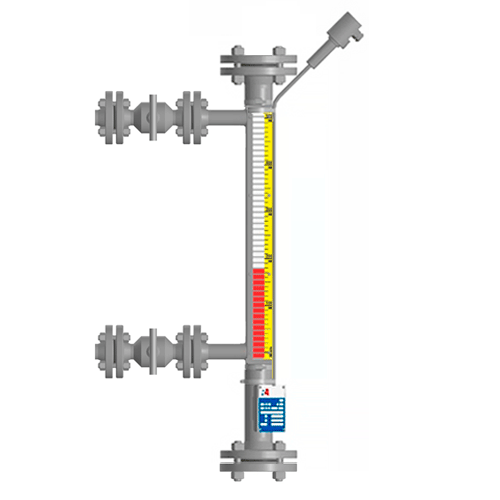 Байпасный уровнемер магнитный ILL-BM-B40-0520-7-003-FB-T2-BC-SG/PH0W