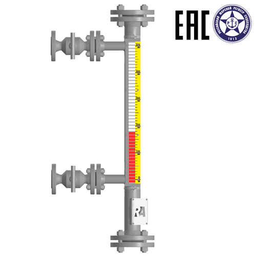 Индикатор уровня магнитный ILL-BM-B16-2600-7-001-50/20-FB-T2-BC