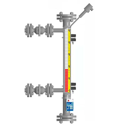Байпасный уровнемер магнитный ILL-BM-B16-1000-7-003-FB-T1-BC-RS02SG/PH0C