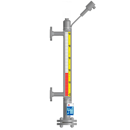 Байпасный уровнемер магнитный ILL-BM-B16-0600-7-100-FB-T2-SG/PH0W