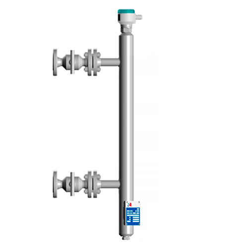 Уровнемерная колонка с емкостным уровнемером CLL-CP-B16-1400-761-50/15-FB-BC-LM(N-B-L)
