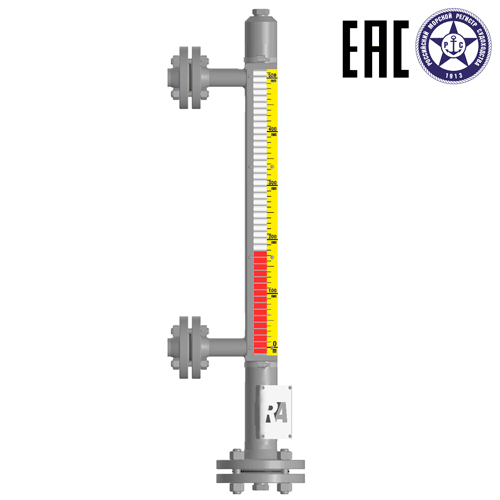 Индикатор уровня магнитный ILL-BM-B16-2400-7-142-50/40-FB-T1