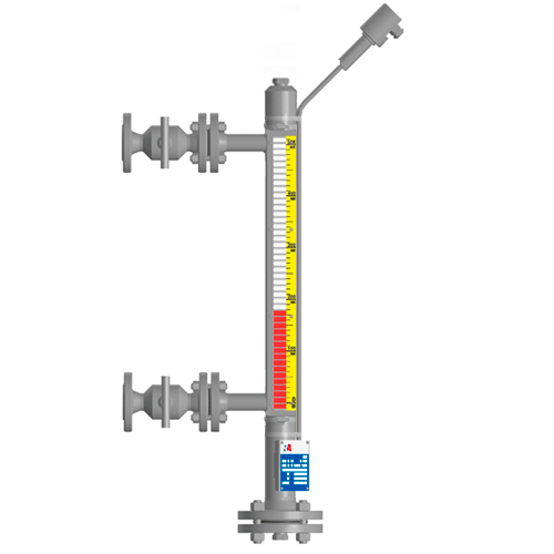 Байпасный уровнемер магнитный ILL-BM-B16-2850-N1-141-50/50-FB-T2-BC-SG/PH0W