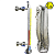 ILL-BM-BX40-1100-N2-133-FB-T2-BC-TS(-50/80/-60/60) Индикатор уровня магнитный