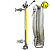 ILL-BM-BX40-1500-N3-031-FB-T2-VC-SG/PHEC-TS(-20/45/-60/40) Байпасный уровнемер магнитный