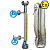 ILL-BM-BX16-2000-N1-001-FB-T2-BC-TS(-40/40/-40/40) Индикатор уровня магнитный