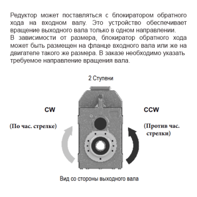 Блокиратор обратного хода для редуктора D602-30.95-M1-5-P132B14 фото