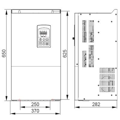 Габаритные размеры ESQ-760-4Т1100G/1320P фото
