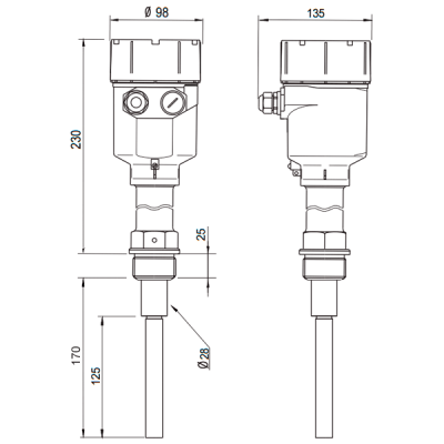 Габаритные размеры IL-VP-Ex фото